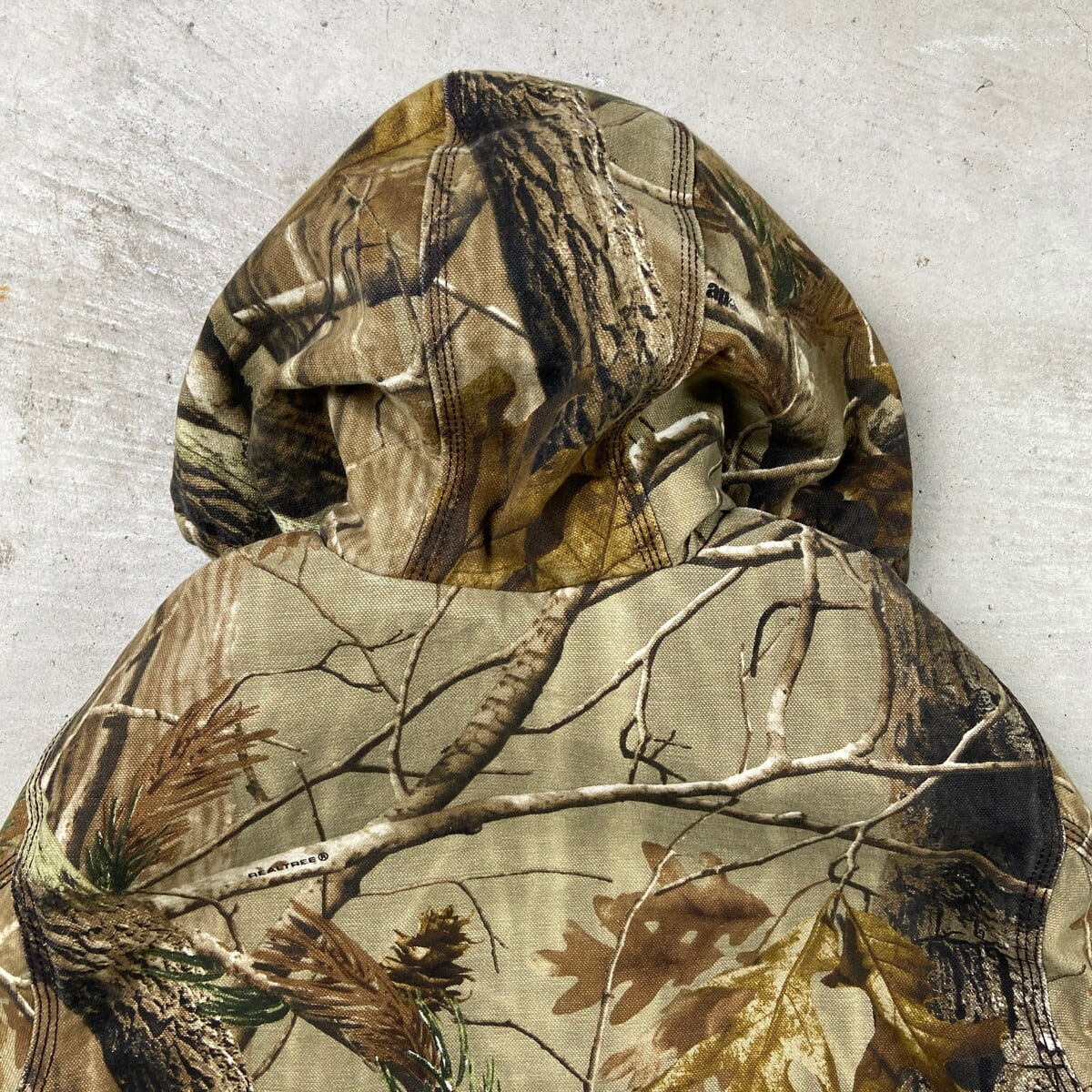 Kids】Carhartt カーハート ダック地 リアルツリーカモ 迷彩