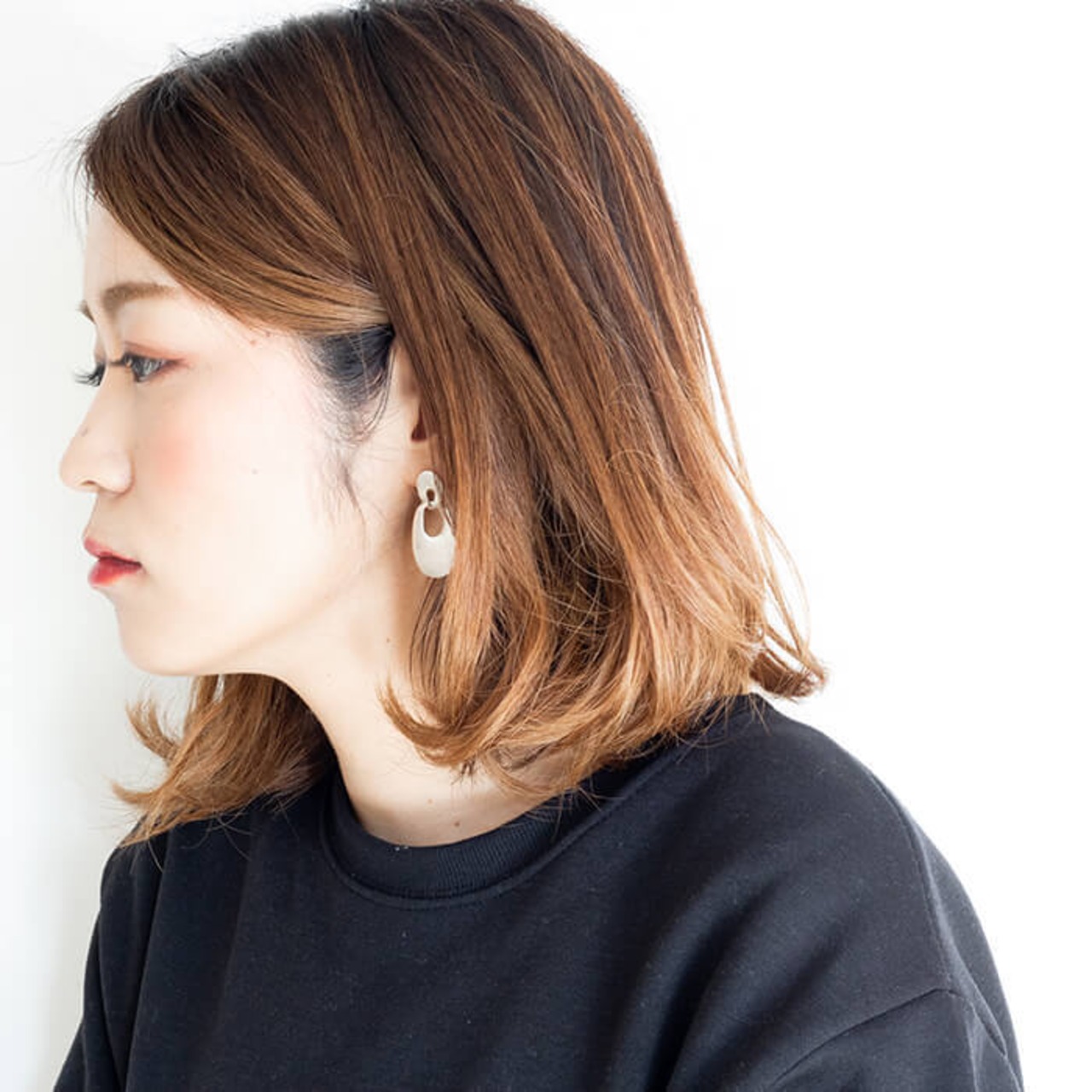 【ネコポス便】ヴィンテージ風ダブルドロップピアス(0144)