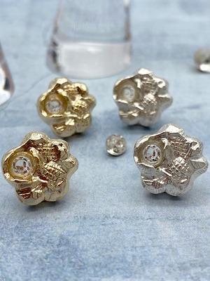Planet pierced / clip-on earrings | gold ･ silver925