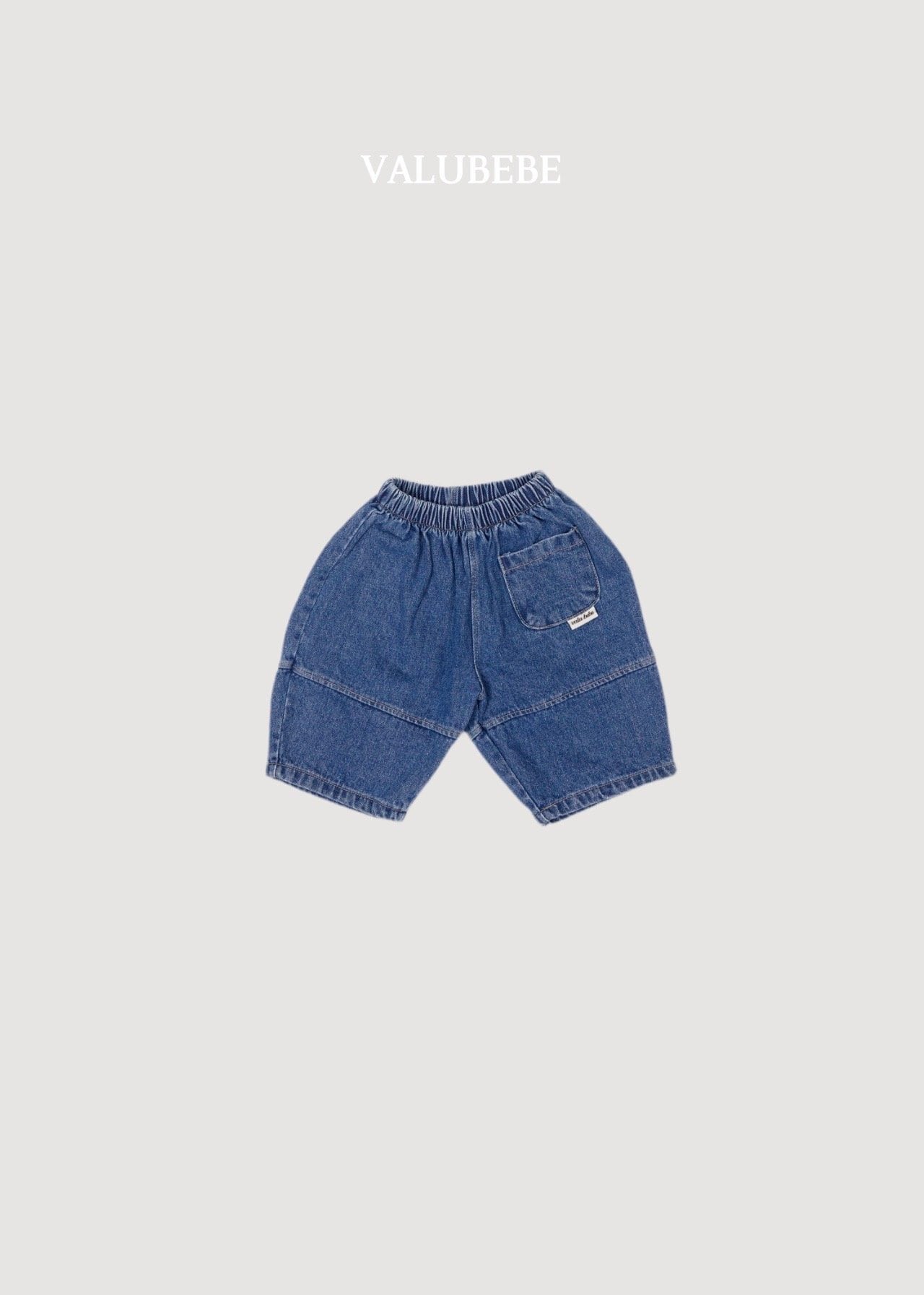 送料無料【予約】/ バンバンデニムパンツ /valubebe