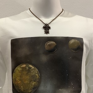 Kepler1649c ( ケプラー1649c ) 七分袖 Tシャツ オフホワイト