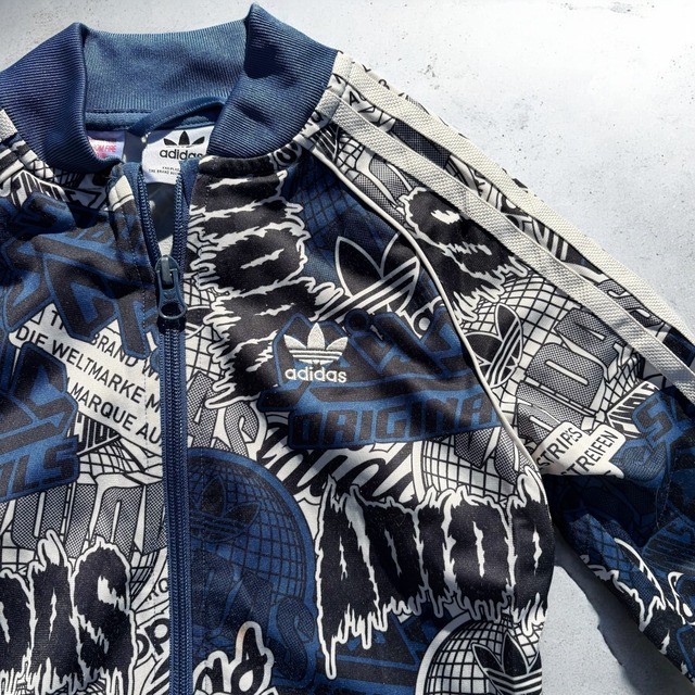 【KIDS】adidas track parka size:120前後