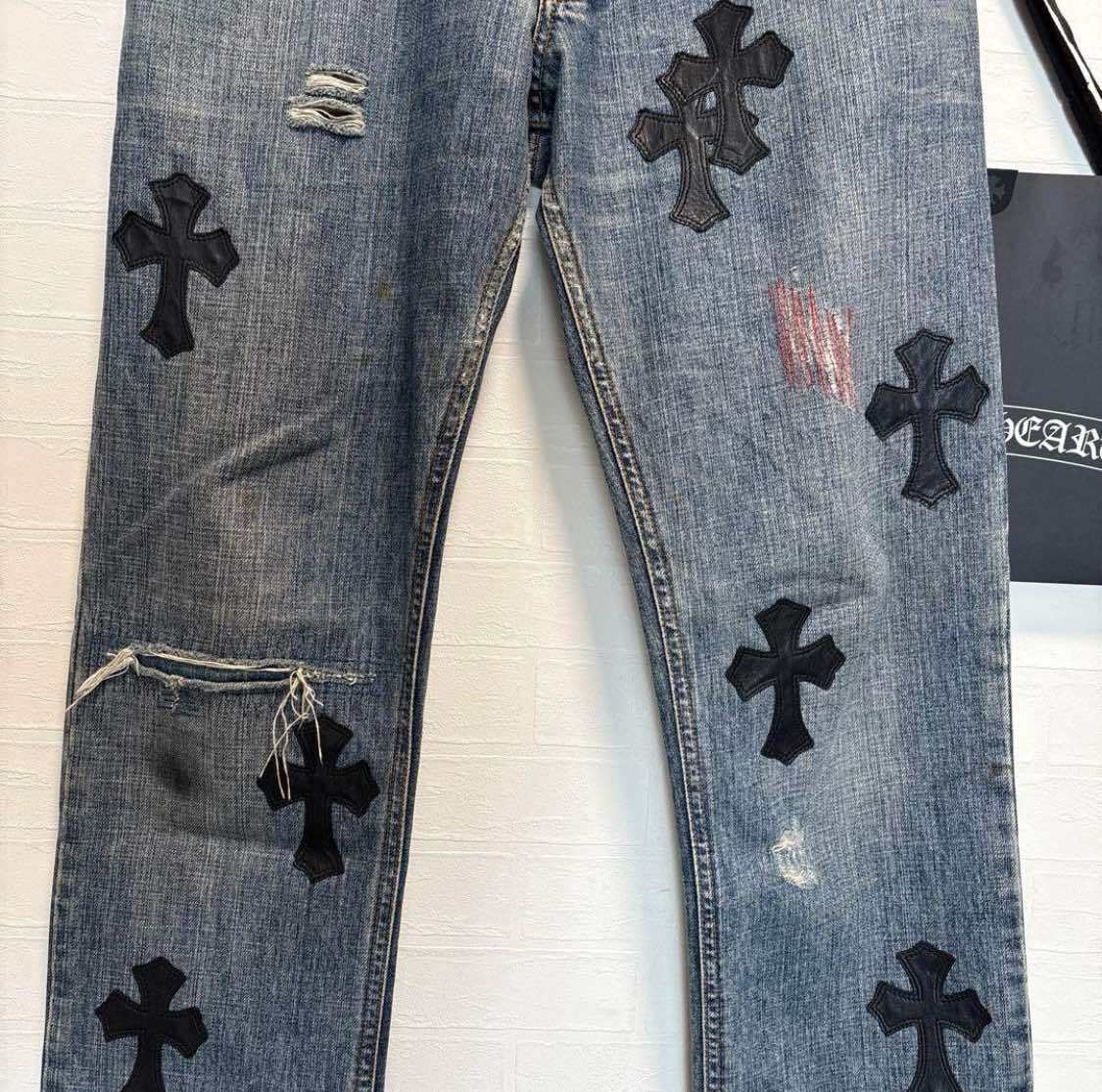 CHROME HEARTS クロムハーツ. × DOLCE&GABBANA クロスパッチ デニム