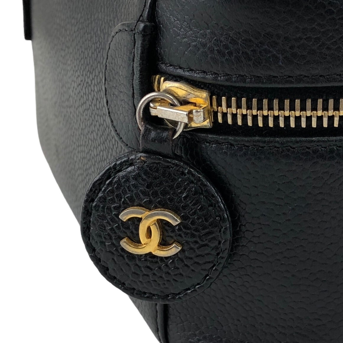 CHANEL ブラックレザー　バニティ CHANEL ブラックレザー バニティ 【公式通販】