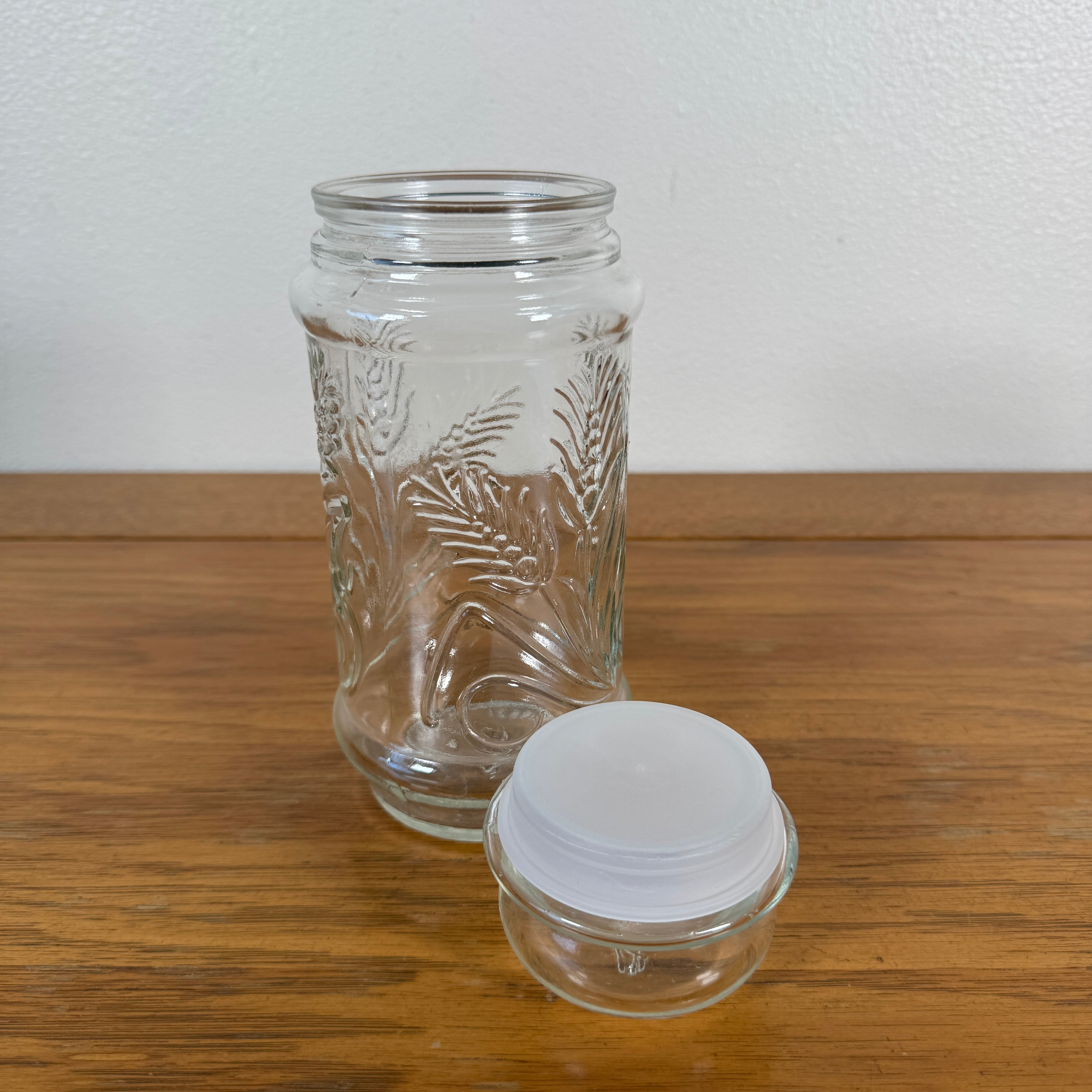 1812【1980年代】ビンテージ Mr.PEANUT / ミスターピーナッツ ガラス瓶