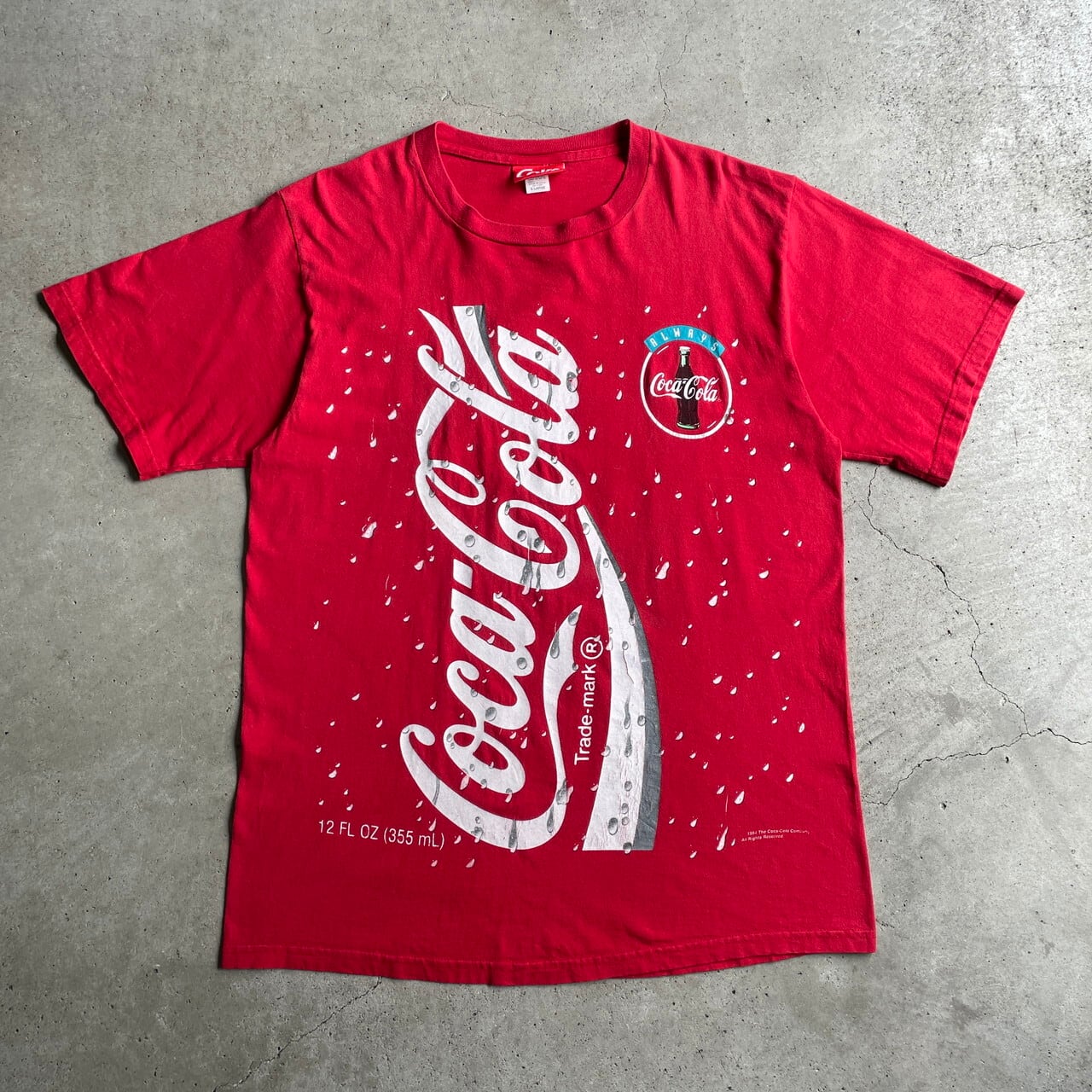 USA製 90年代 Coca-Cola コカコーラ ビッグロゴ 企業ロゴ 