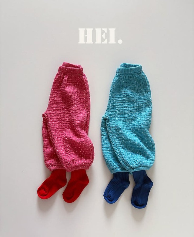 【取寄】hei｜dot loose pants｜ドットゆったりパンツ｜XS-XL｜kids｜26 autumn