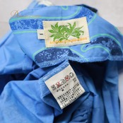フラダンス 衣装 ALOHA STANDARDS アロハスタンダード ワンピース ドレス ブルー系 青 水色 キャミソール ハワイアンプリント フリル 日本製 華やか 明るい かわいい おしゃれ ダンス衣装 イベント ステージ レディース アロハ