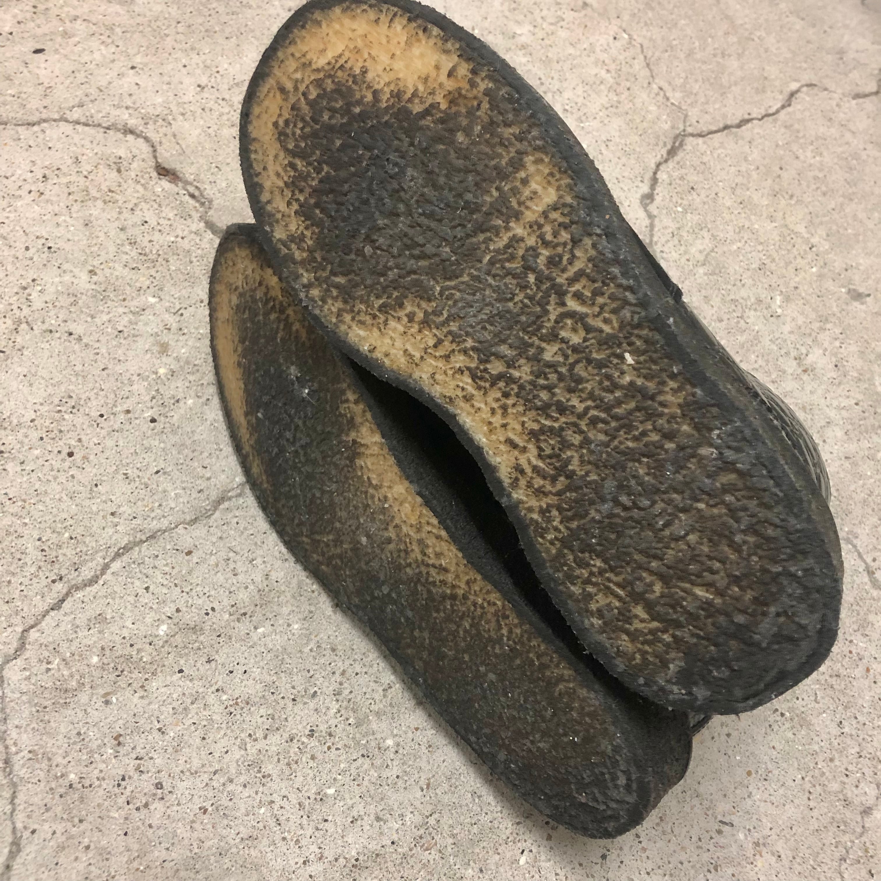 STUSSY×GEORGE COX×CAUSE WORK/RUBBER SOLED BOOTS/England製/UK9/27.5