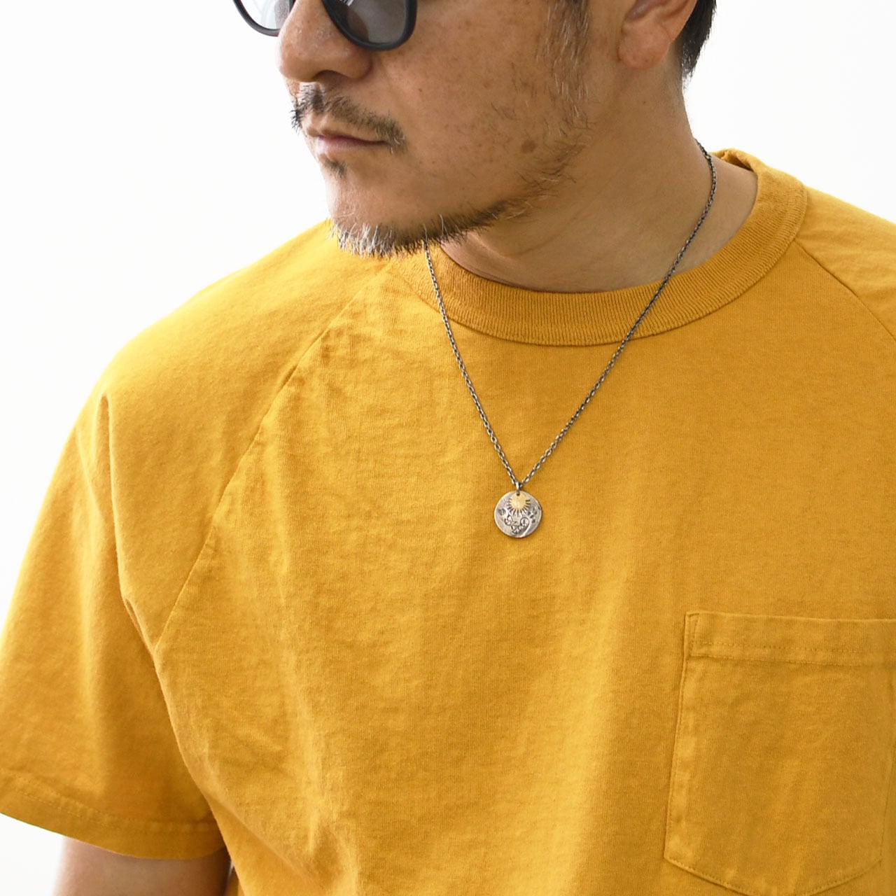 Sunku 39 [サンク] Square Tuquoise Necklase [SK-017] ラブ＆ピース