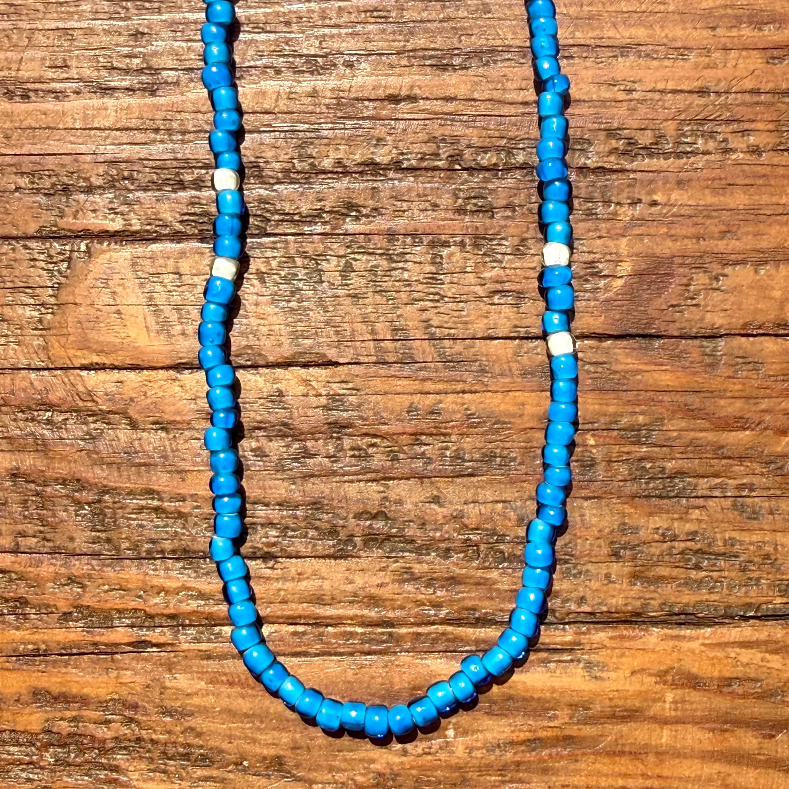 T'N'T ORIGINALS “Beads Necklace” アンティークビーズ ホワイトハーツ