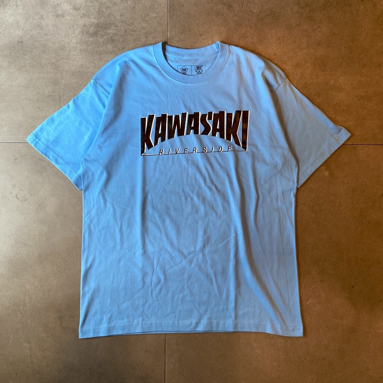 RIVERSIDE BASE 『KAWASAKI』T-SHIRTS - KAWASAKI BLUE -