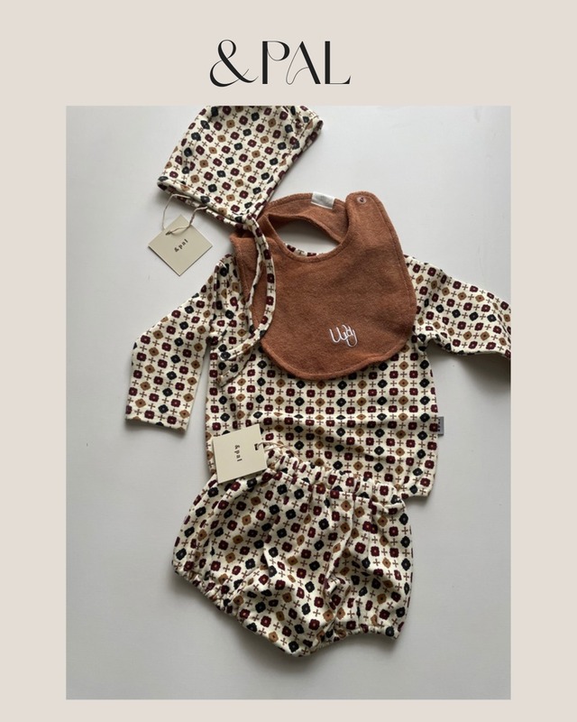 即納andpal &pal アンドパル geometric pattern rompers / 2col