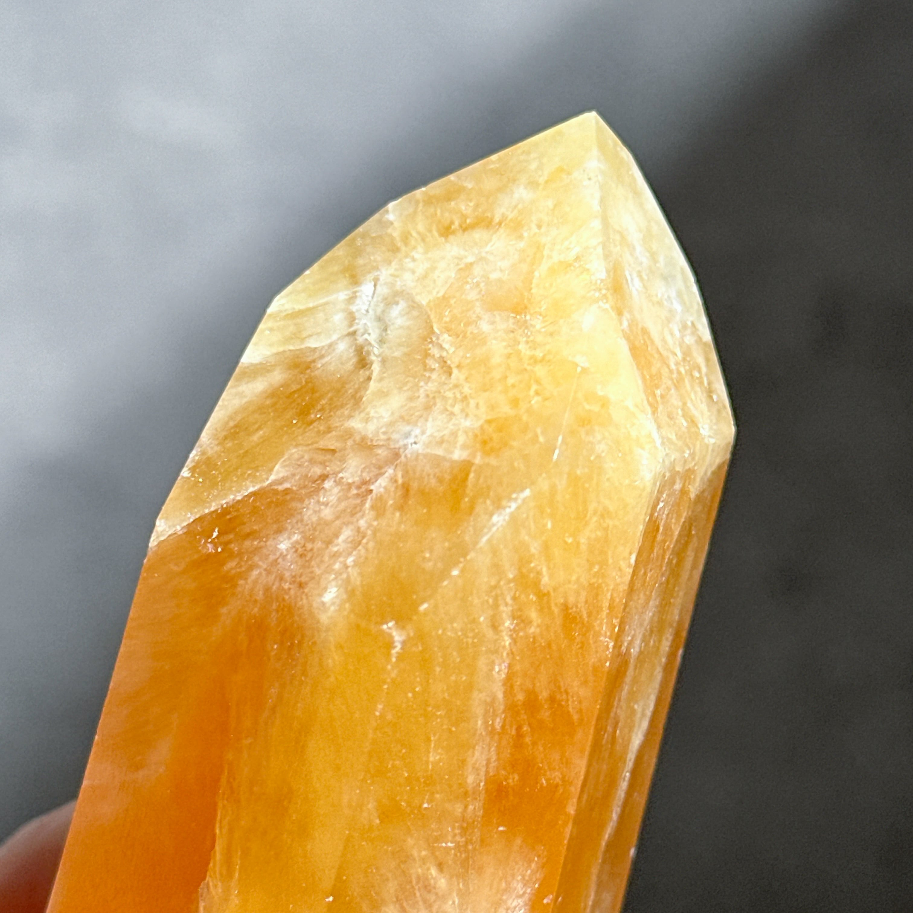 オレンジカルサイト タワー型51◇ Orange Calcite ◇天然石・鉱物