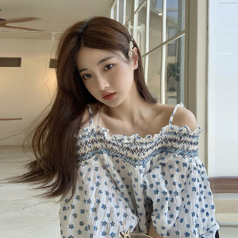 シャツ レディースサマースリーブフローラルブラウス 夏物 花柄 試着室64518419479