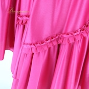 社交ダンス 衣装 スタンダード スカート レッスンウェア レディース SEKINE セキネ 無地 ピンク系 光沢感 派手 練習着 マゼンダ 上品 ダンスウェア おしゃれ スカートドレス フレアスカート 女性用スカート 練習用衣装 社交ダンス用 コスチューム シンプル デザイン 伸縮性あり 光沢素材 上質 大人の女性用 ピンクドレス カジュアルファッション レディースファッション