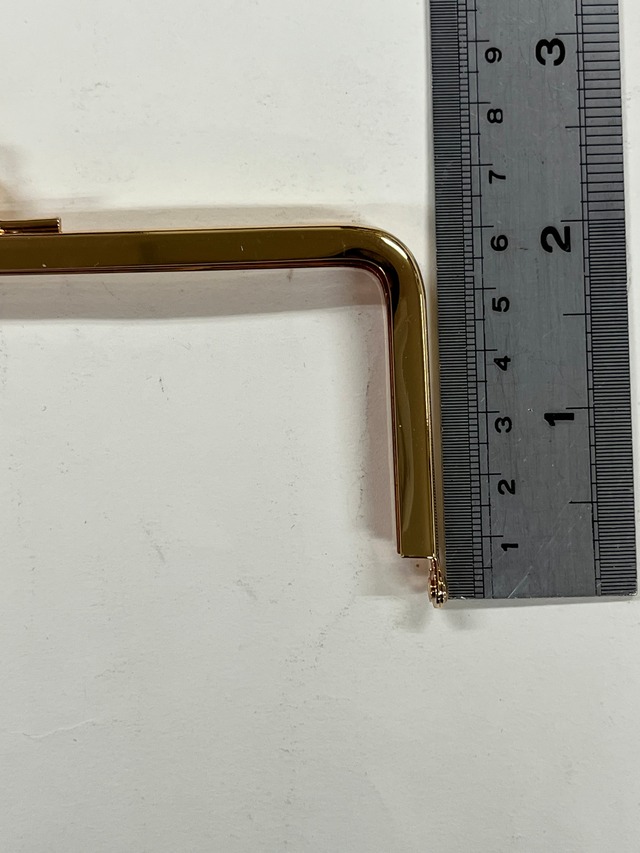 5×2(横約15.2㎝×高さ約6㎝)　８㎜丸玉　（ゴールド）