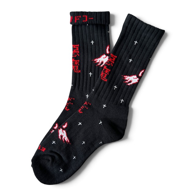 ching&co. | チンアンドコー | DEVIL SOCKS | ソックス | 靴下 | 悪魔 | BLACK