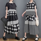 ドット切替 ボートネック セットアップ 30145