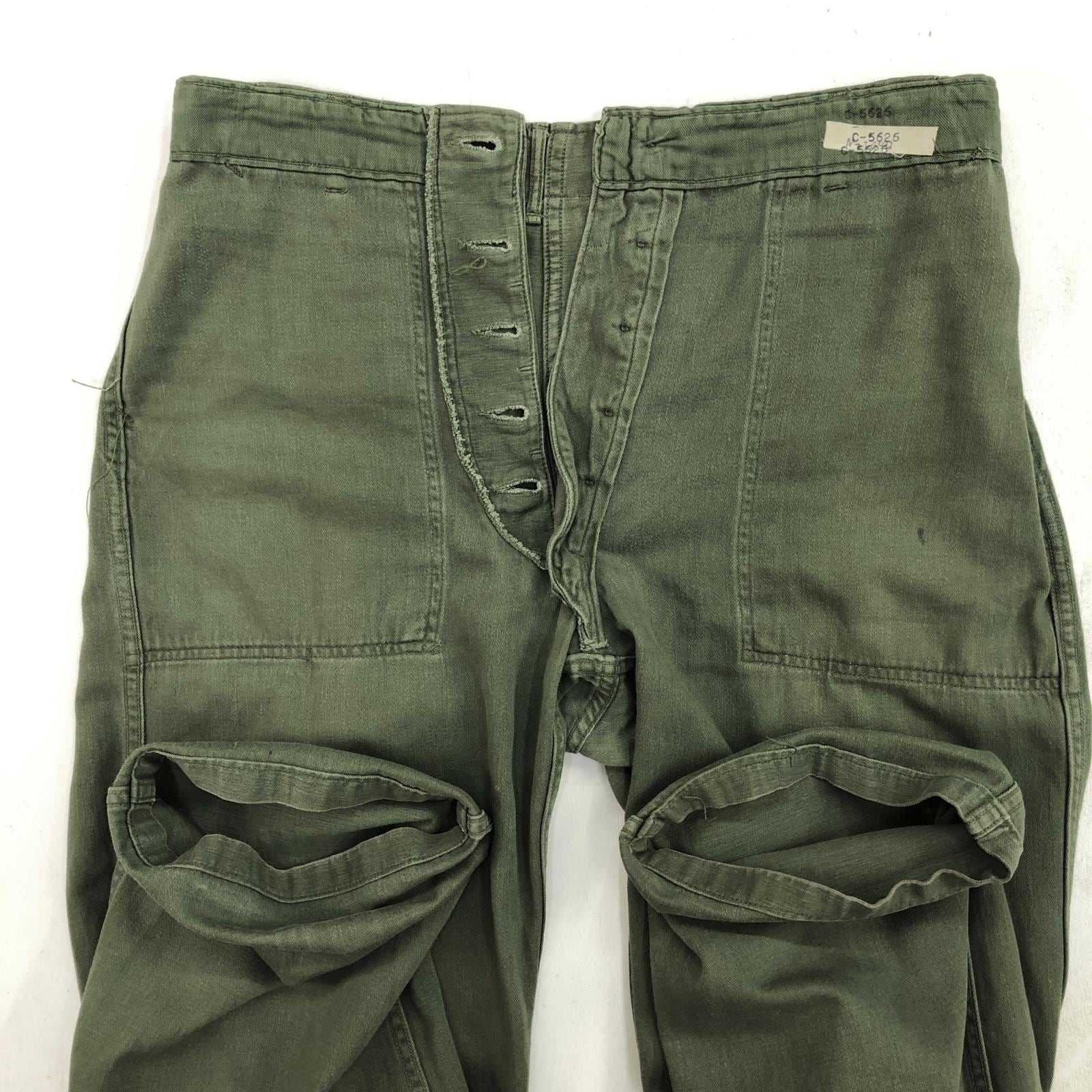 U.S.ARMY 60年代 USA製 OG-107 ミリタリー ベイカーパンツ ダブル