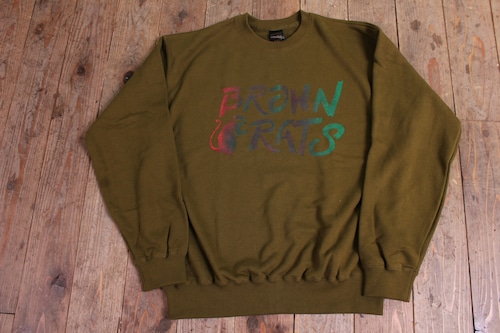 OG CREW NECK OLV/RASTA