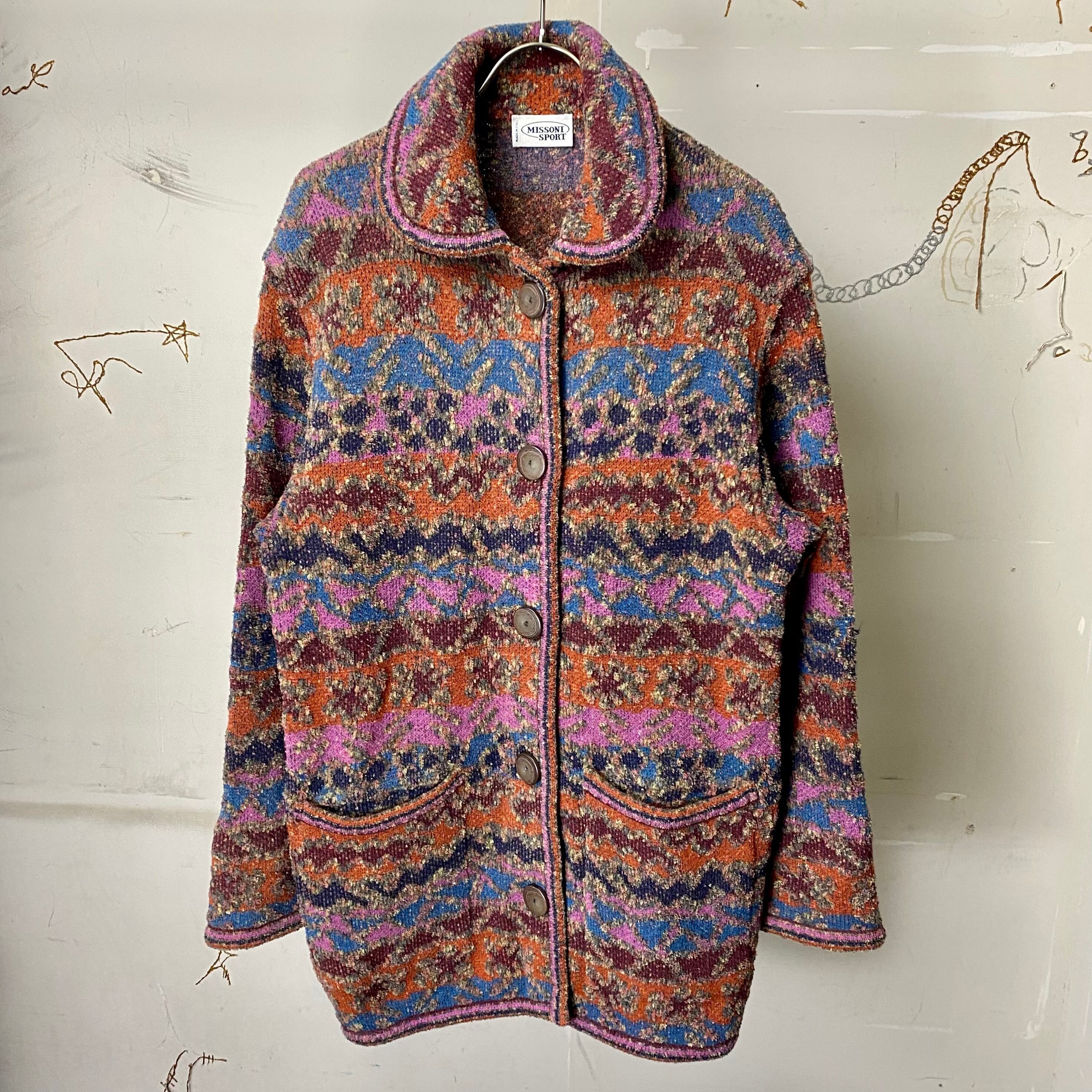 vintage MISSONI SPORT knit coverall jacket | NOIR ONLINE