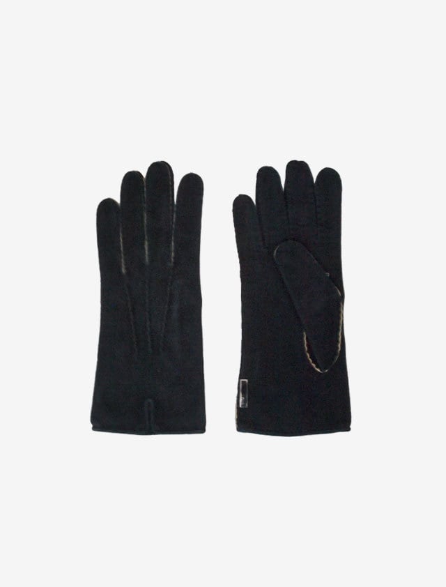 MaxMara ラム革 ロンググローブ Size7.5 手袋♡ブラック - 小物