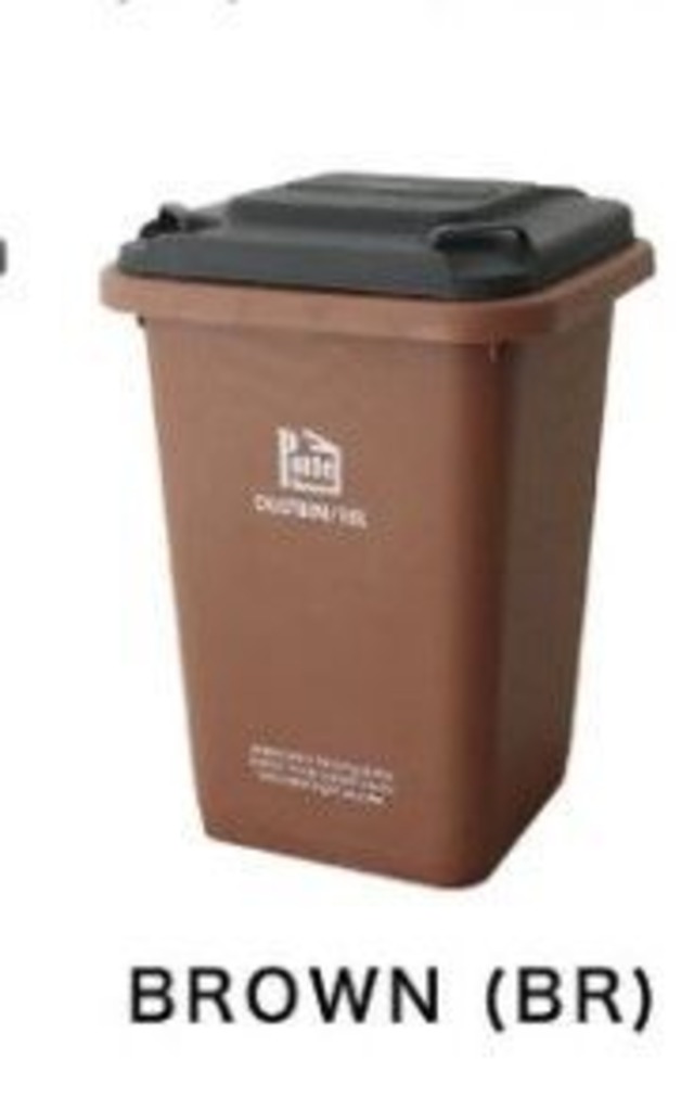ダストボックス 15L ポルテ(ブラウン × W250×D275×H350 (15リットル))