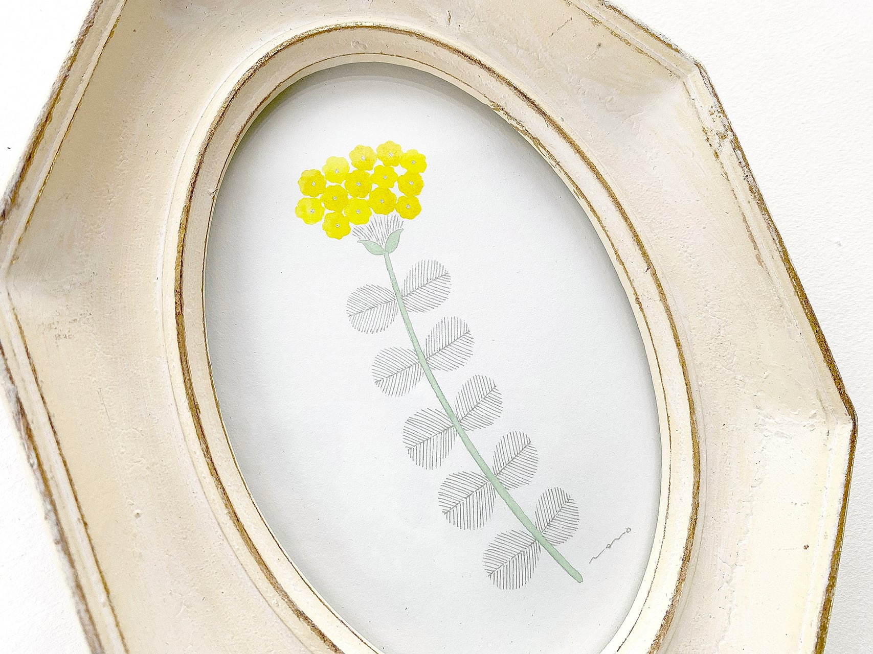額入り原画 flower | totoganashi 日々を彩る雑貨店