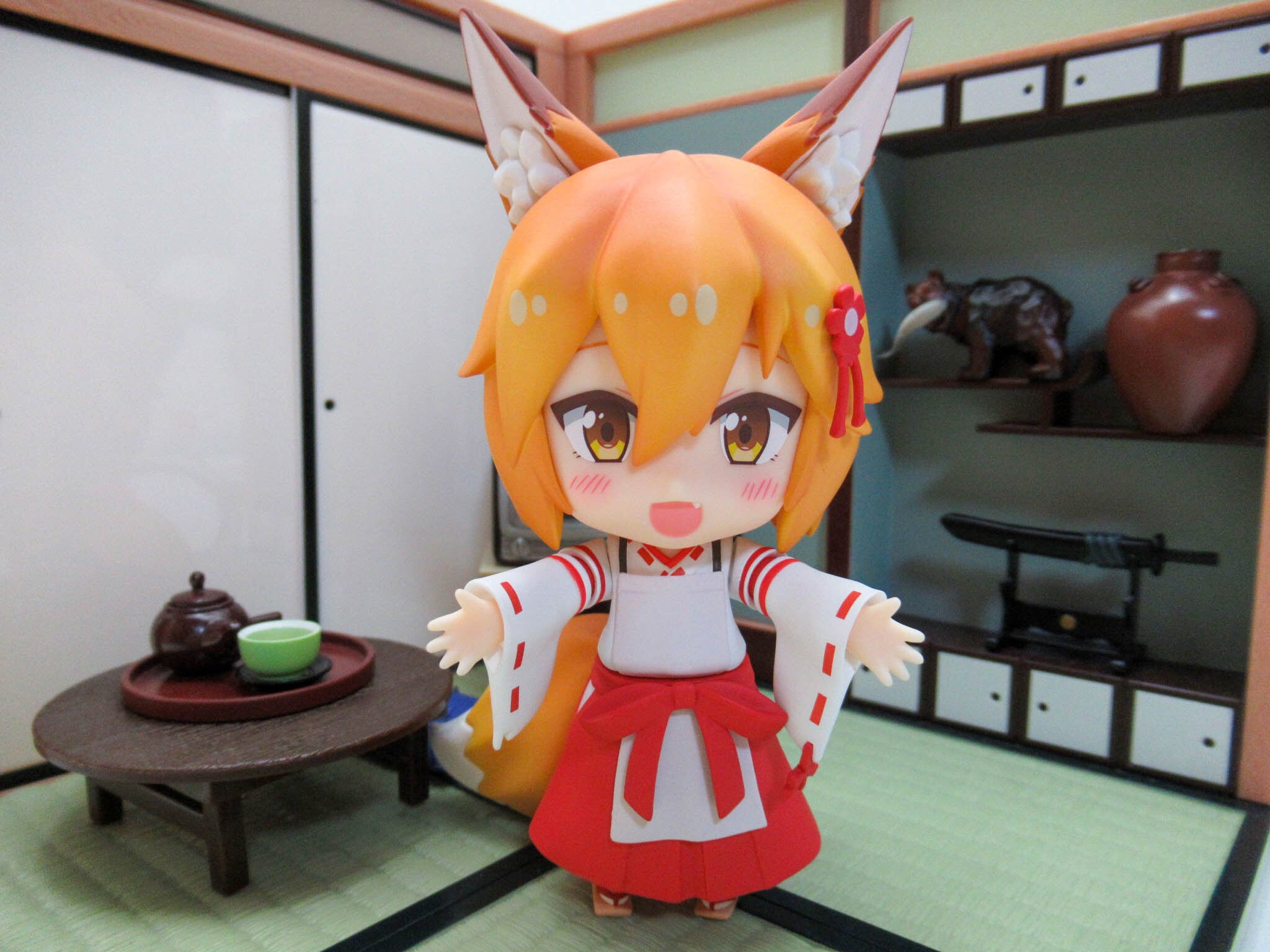 1【SALE】（A−ランク）【1271】 仙狐 髪パーツ 狐耳ショート