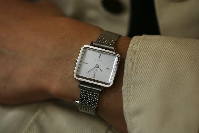 【OMEGA】 1973年製 オメガ 『デビル エメラルドライン』 シルバーダイヤル  レディース&ユニセックス 手巻き 純正ブレス / Vintagewatch / DE VILLE/ Andrew Grima / Cal.625