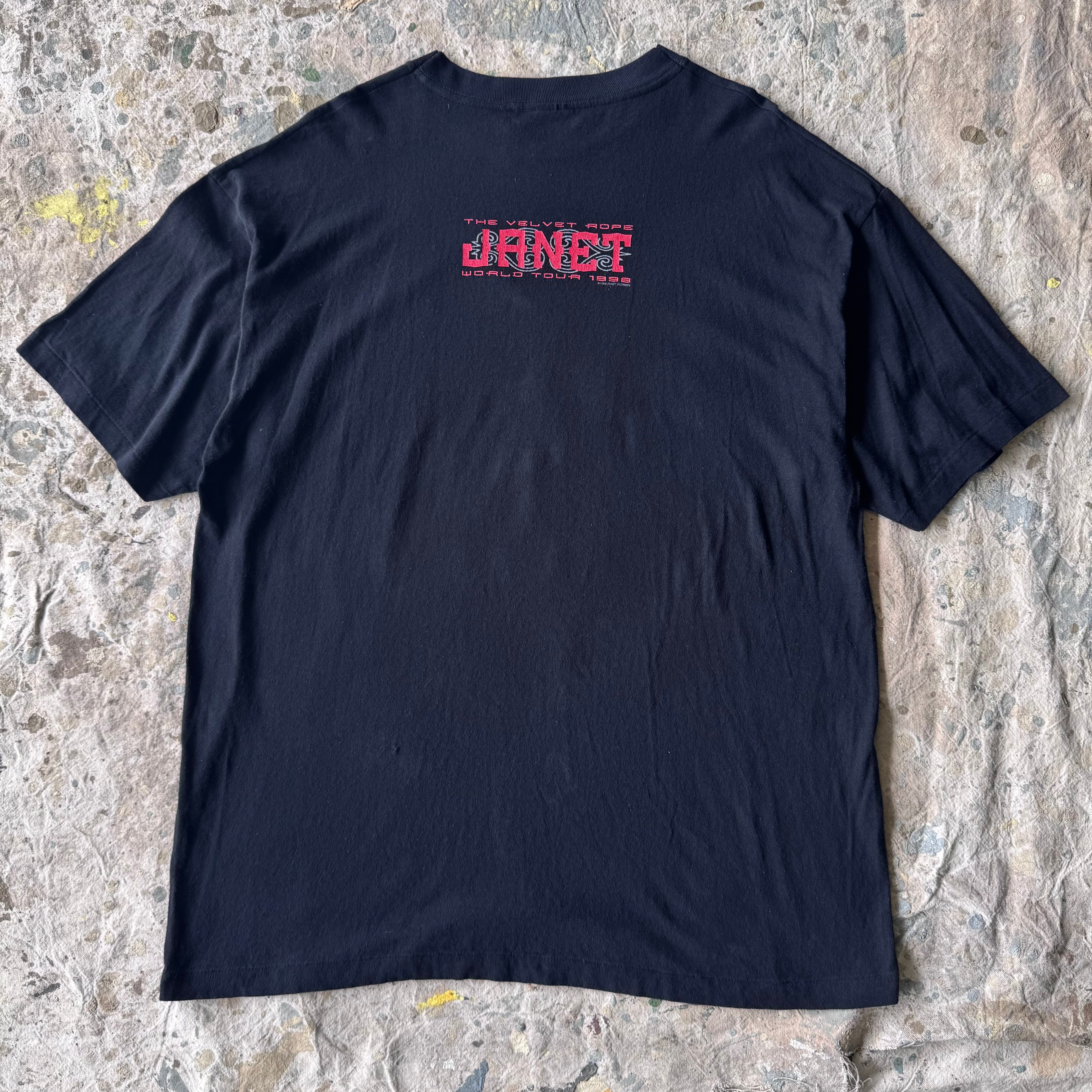 90s Janet Jackson The Velvet Rope World Tour ツアーTシャツ