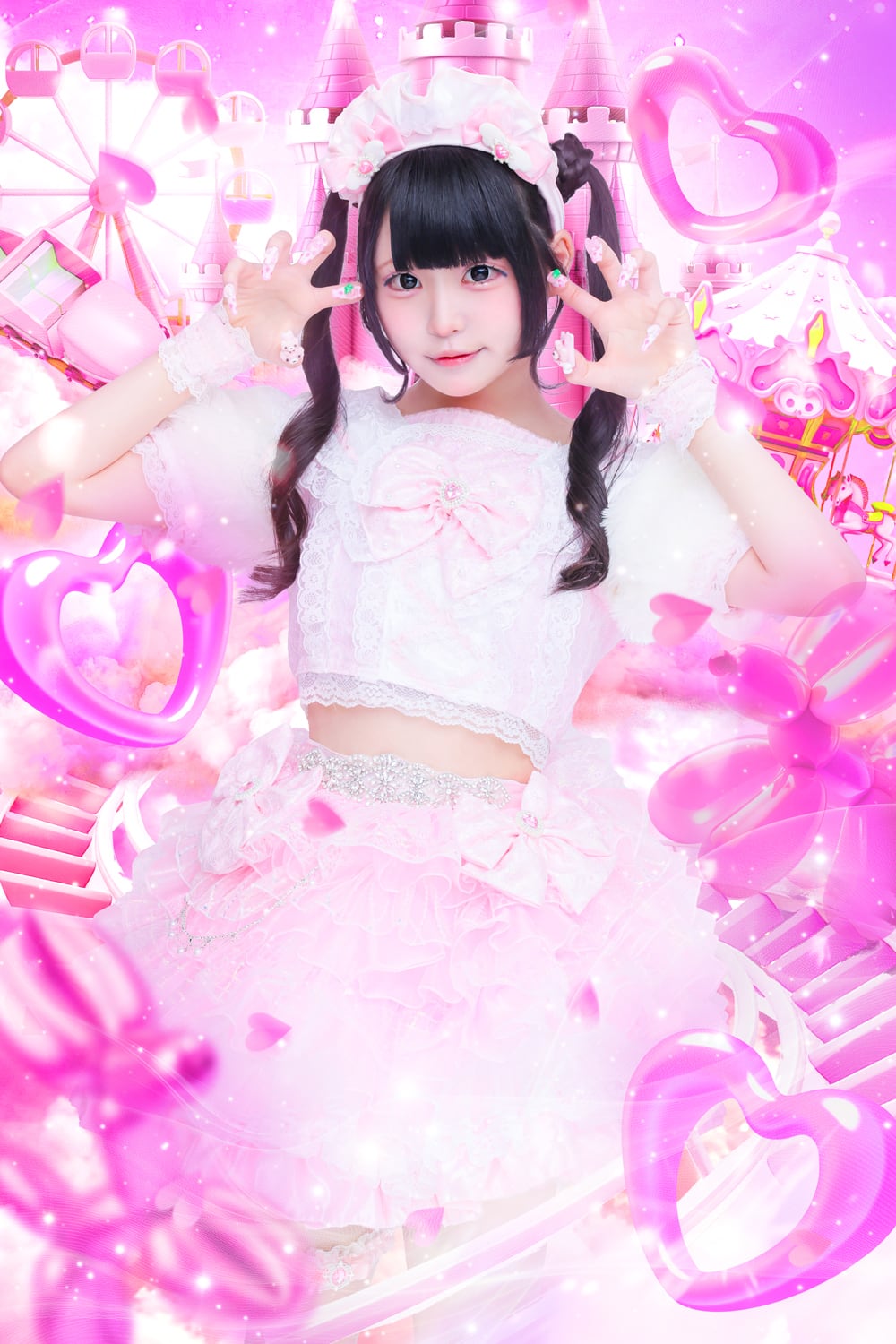 村瀬ねねAim卒業DECOチェキ（裏メッセージ付き）