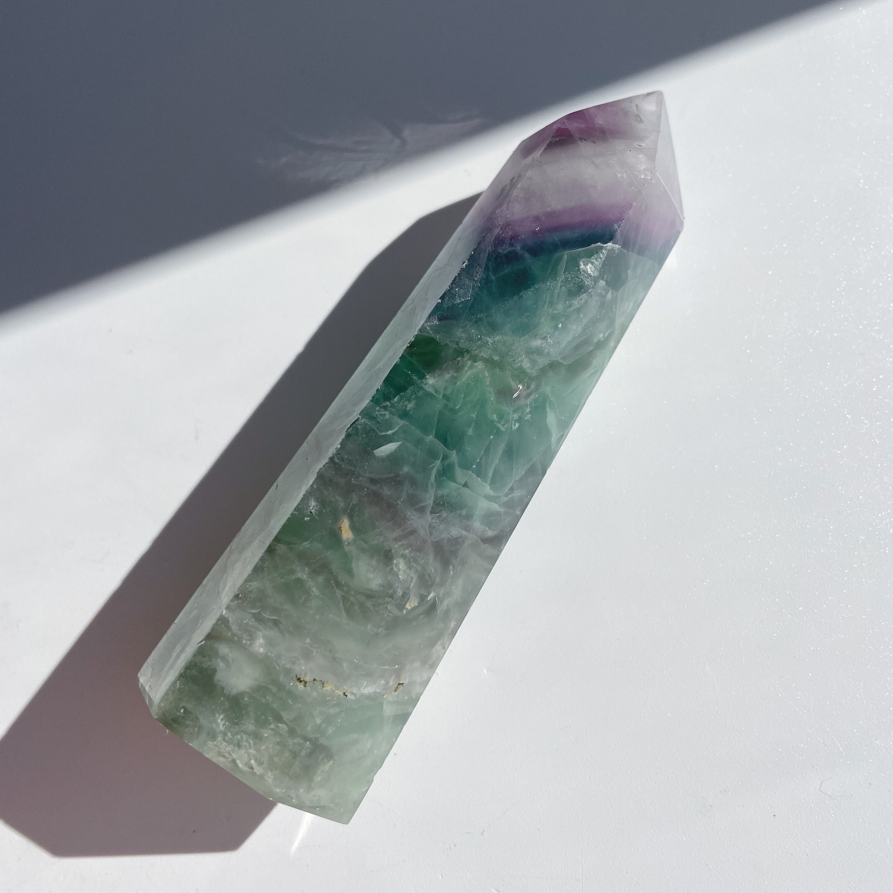 レインボーフローライト タワー型72◇Fluorite◇天然石