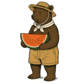 FOOD BEAR 半袖TシャツA0064