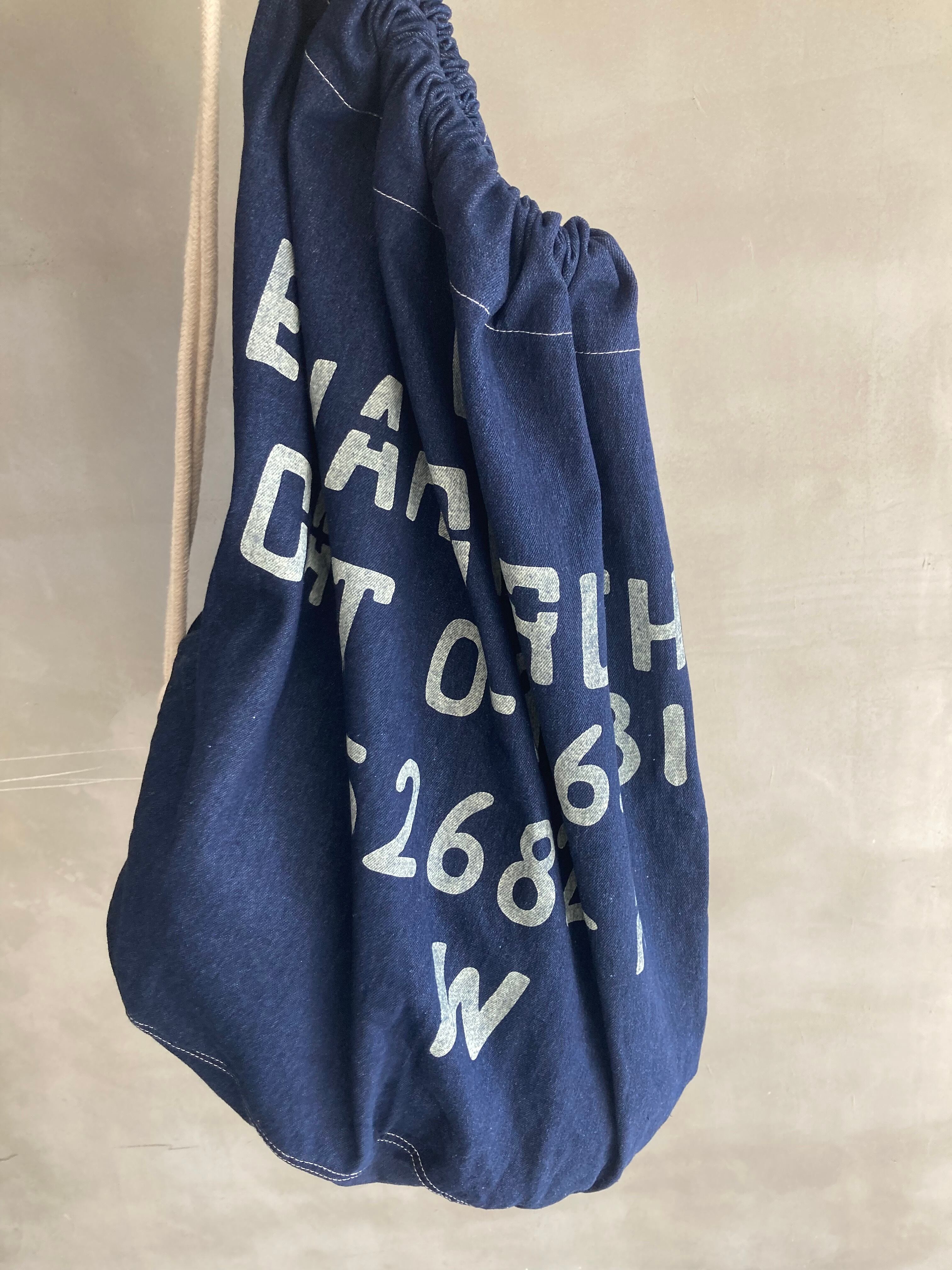 US TYPE M37 DENIM LAUNDRY BAG (STENCIL) | RED GOOD SPEED