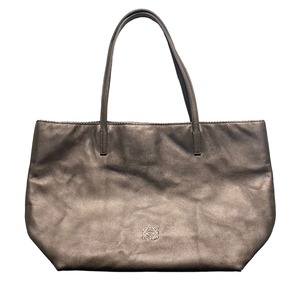 LOEWE bronze nappa leather tote bag