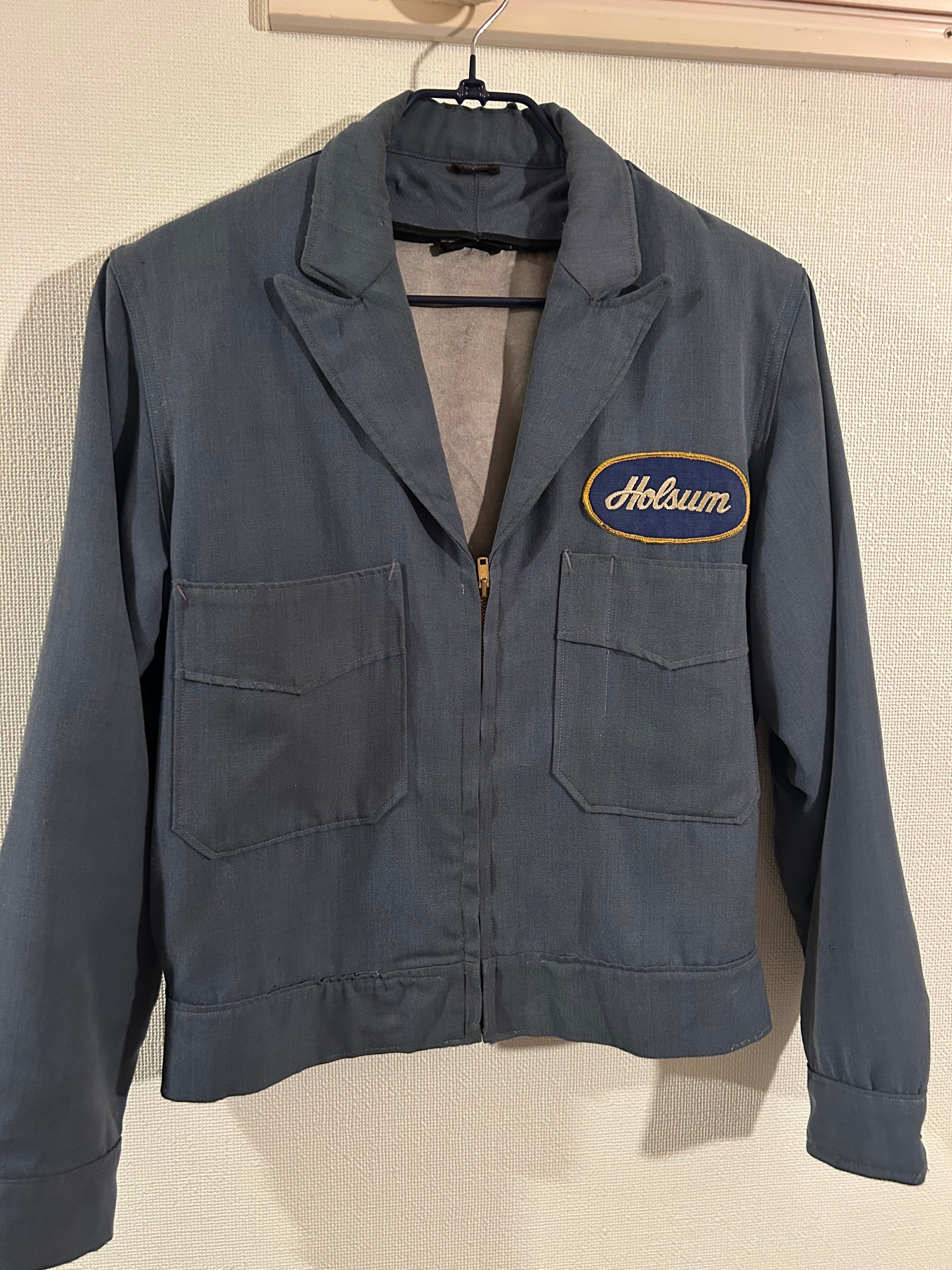 60年代 Sears シアーズ ワークジャケット メンズXL相当 古着 グレー