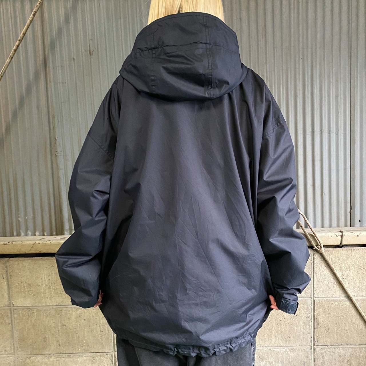 ヘリーハンセン マウンテンパーカー ワンポイント アウトドア 水色 XL 