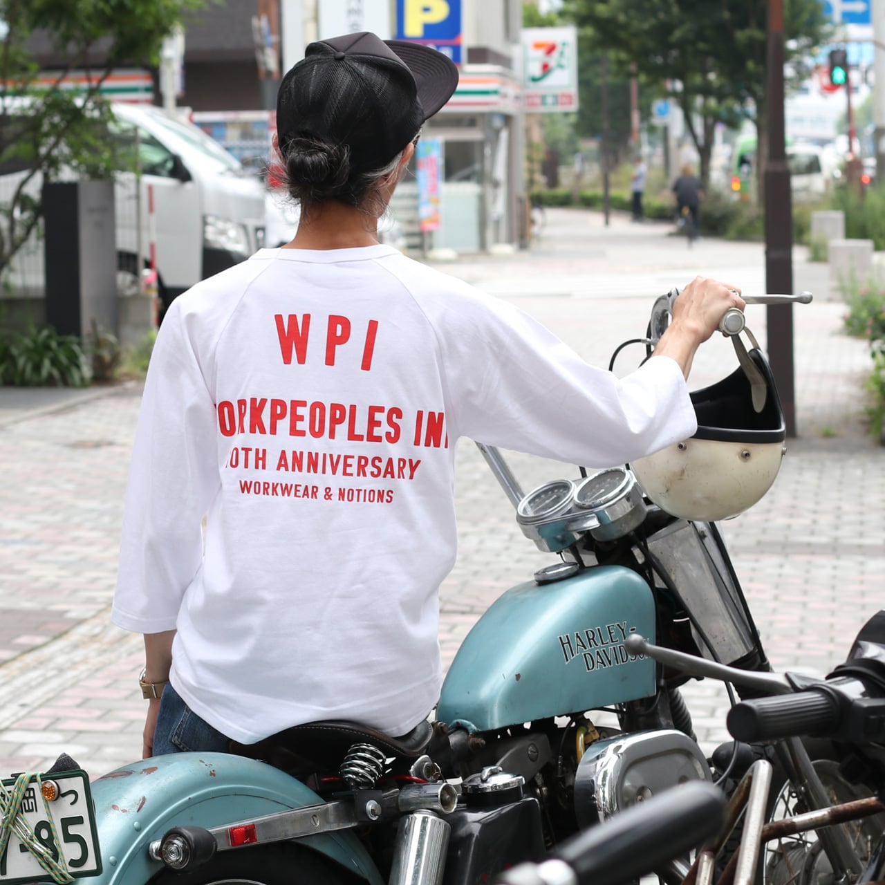 BIGDAY ビッグディ WPI 10th Anniversary Printed 3/4 Raglan Sleeve