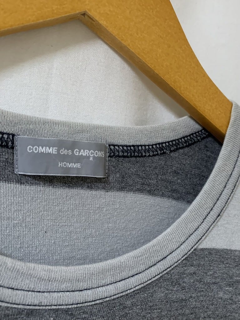1980~90's Switched Design Long Sleeve T-Shirt "COMME des GARÇONS HOMME"