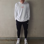 Brutus BOX LOGO L/S DRY T-SHIRT / ホワイト