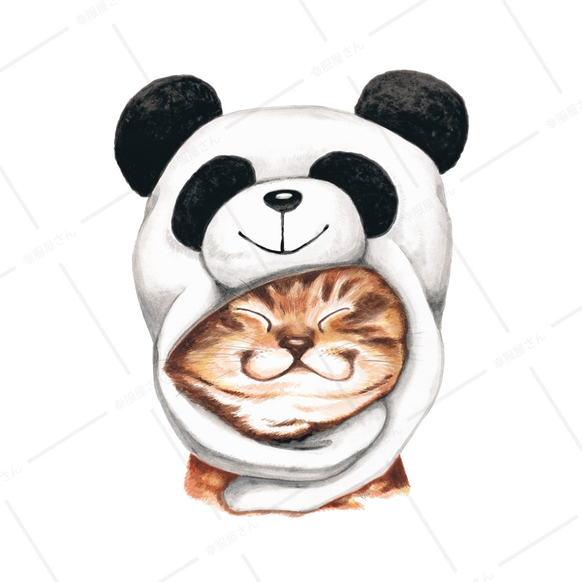 パンダ 帽子 ネコ 猫 Tシャツ cat27 ねこ 猫服 コスプレ