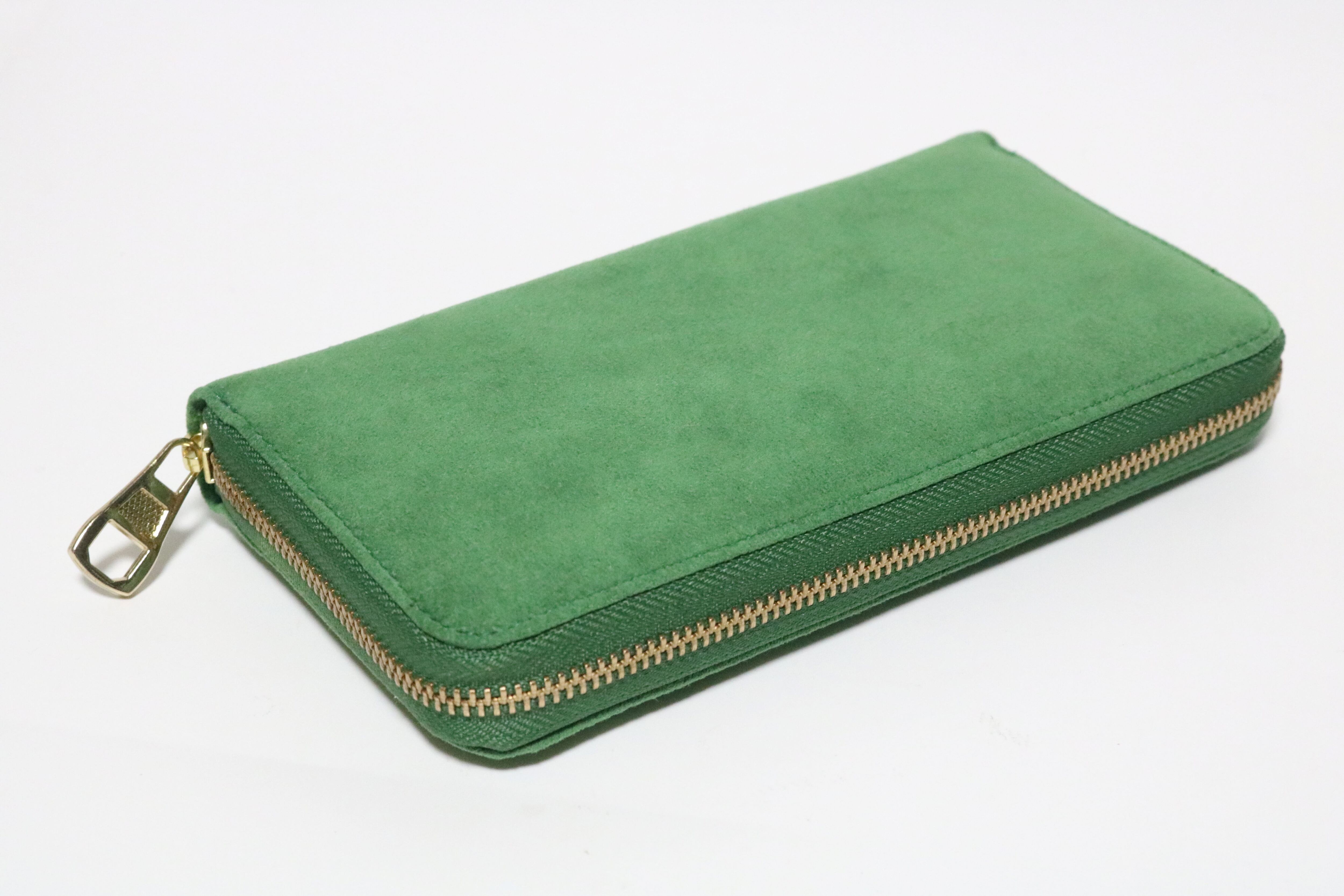 Maturi マトゥーリ】 アルカンターラ ピスタシリーズ L字ファスナー 長