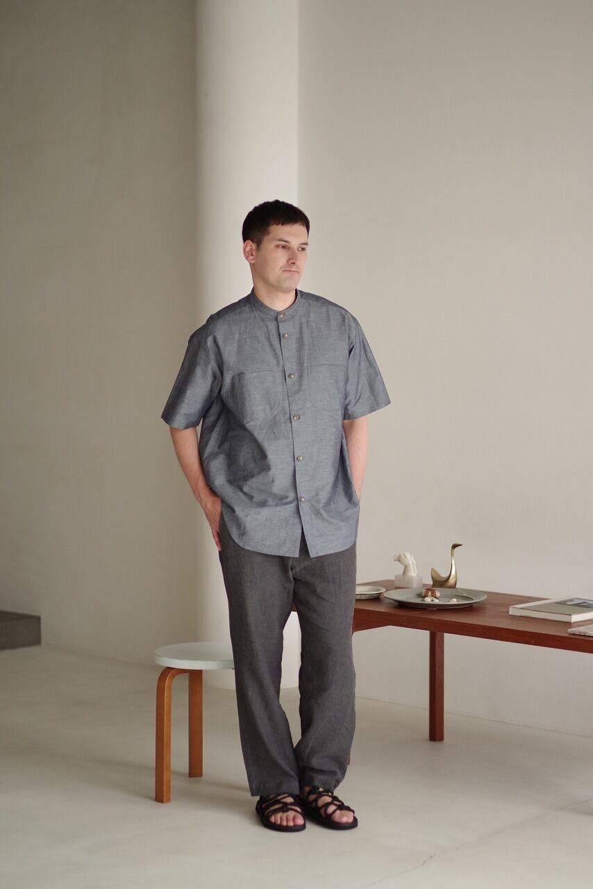 Irish Linen Cotton S/S Shirt