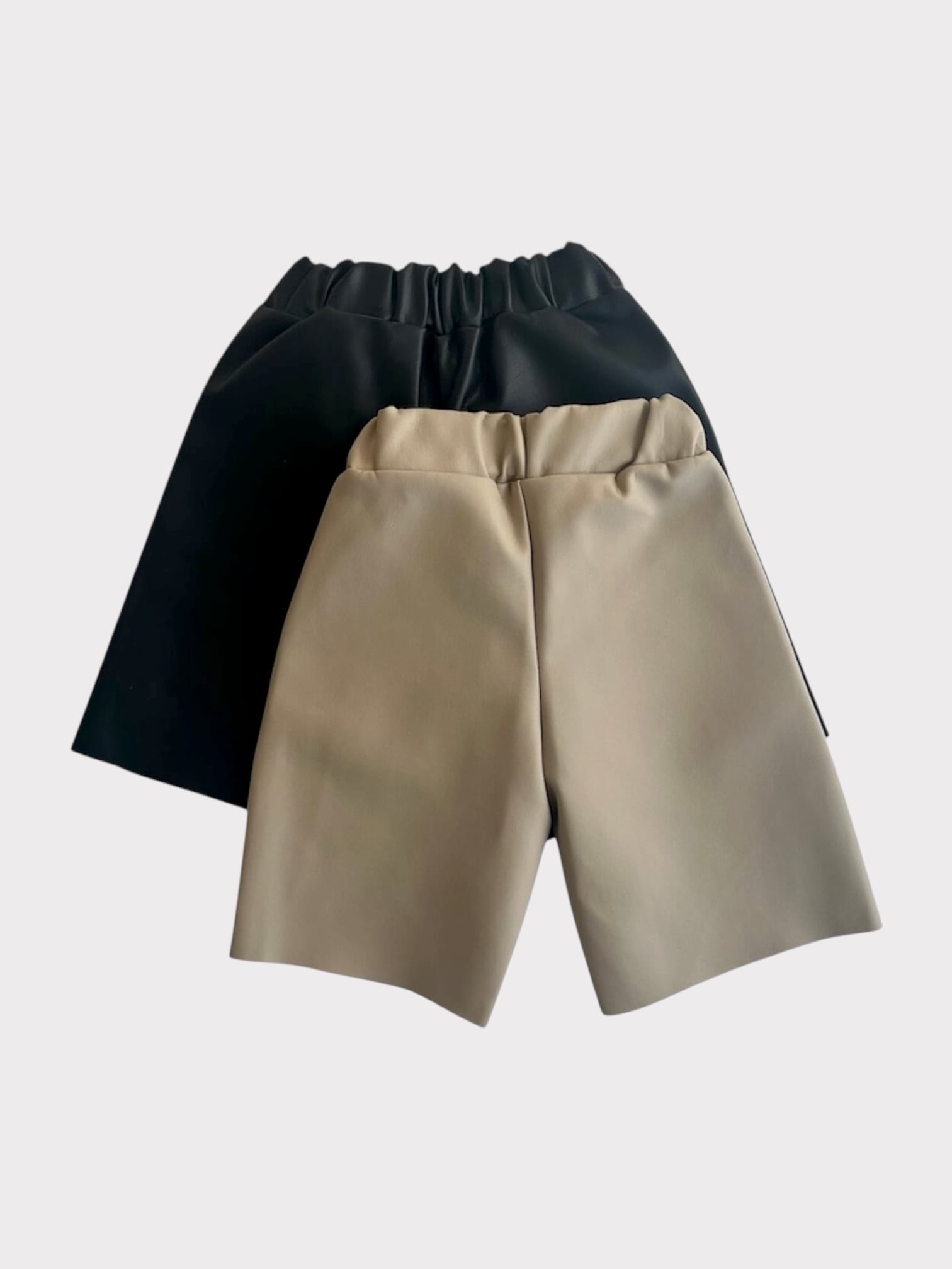 eco leather half pants