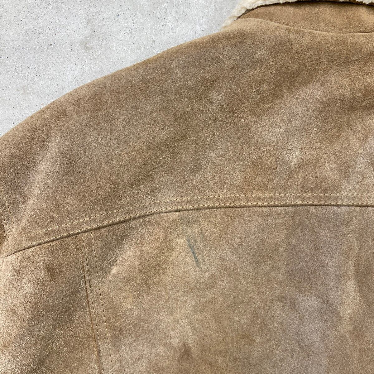 LEVI'S WESTERN WEAR 復刻 ショートホーンタグ スエードレザーボア