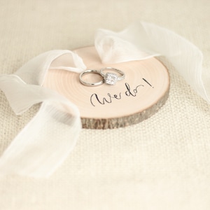 Ring plate [ We do! / White ]