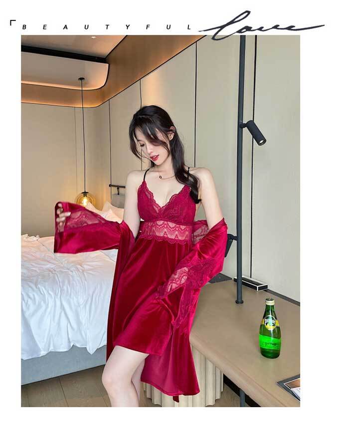 送料無料】カップ付き パジャマ レディース ルームウェア 2点セット V