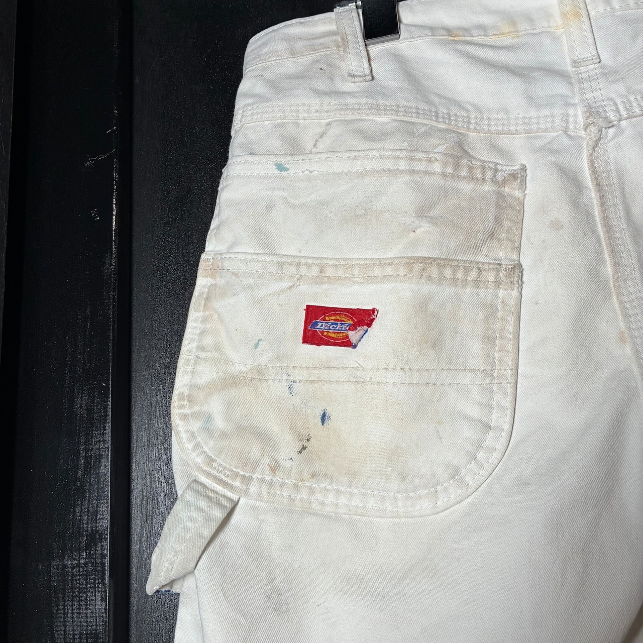 90s Dickies ペインターショーツ　白　W33 ディッキーズペインターパンツ